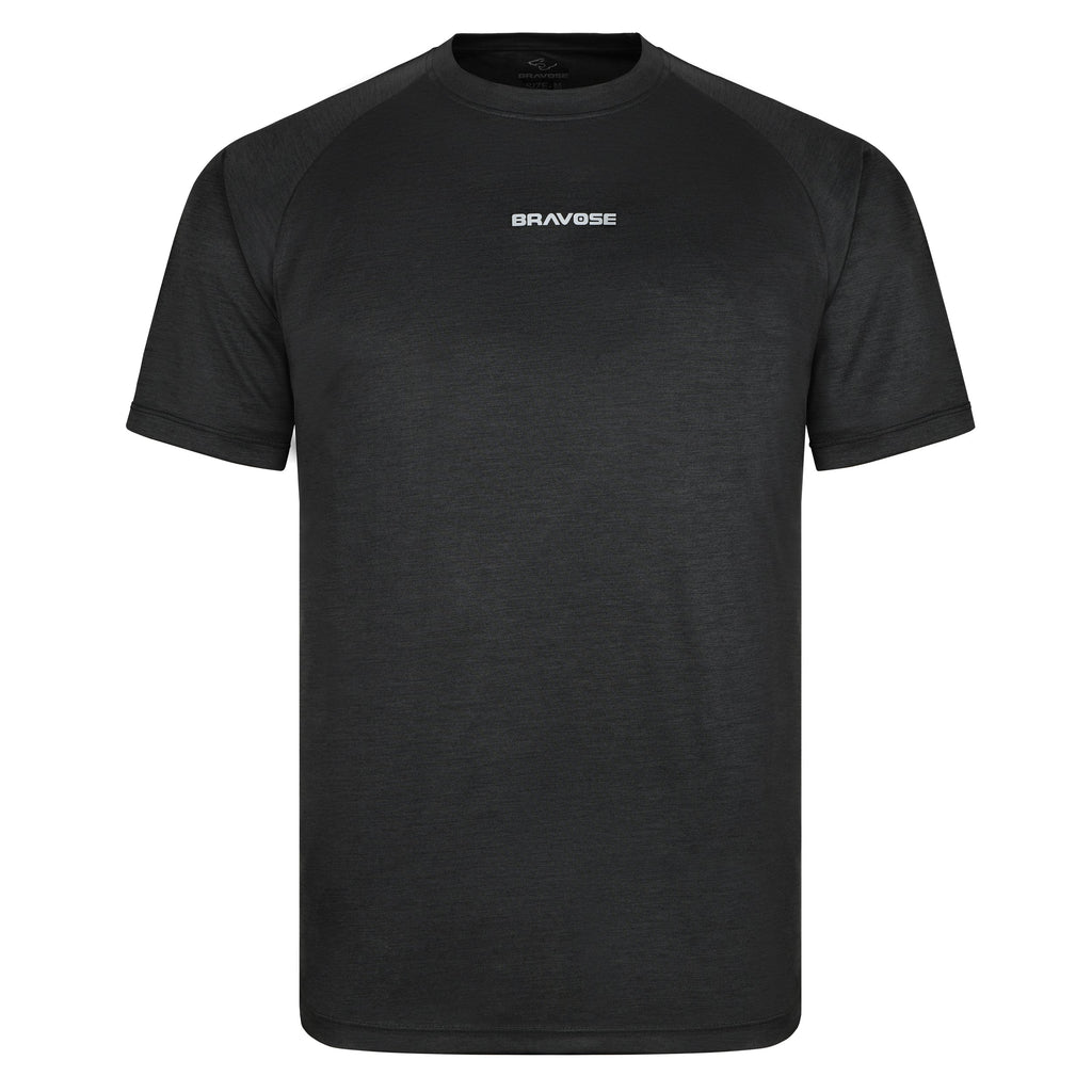 FitVora™ x Bravose: BoxDry™ Performance Training T-Shirt - Black