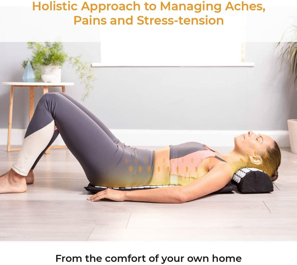 FitVora™ ZenRecover – Premium Acupressure Mat & Pillow Set