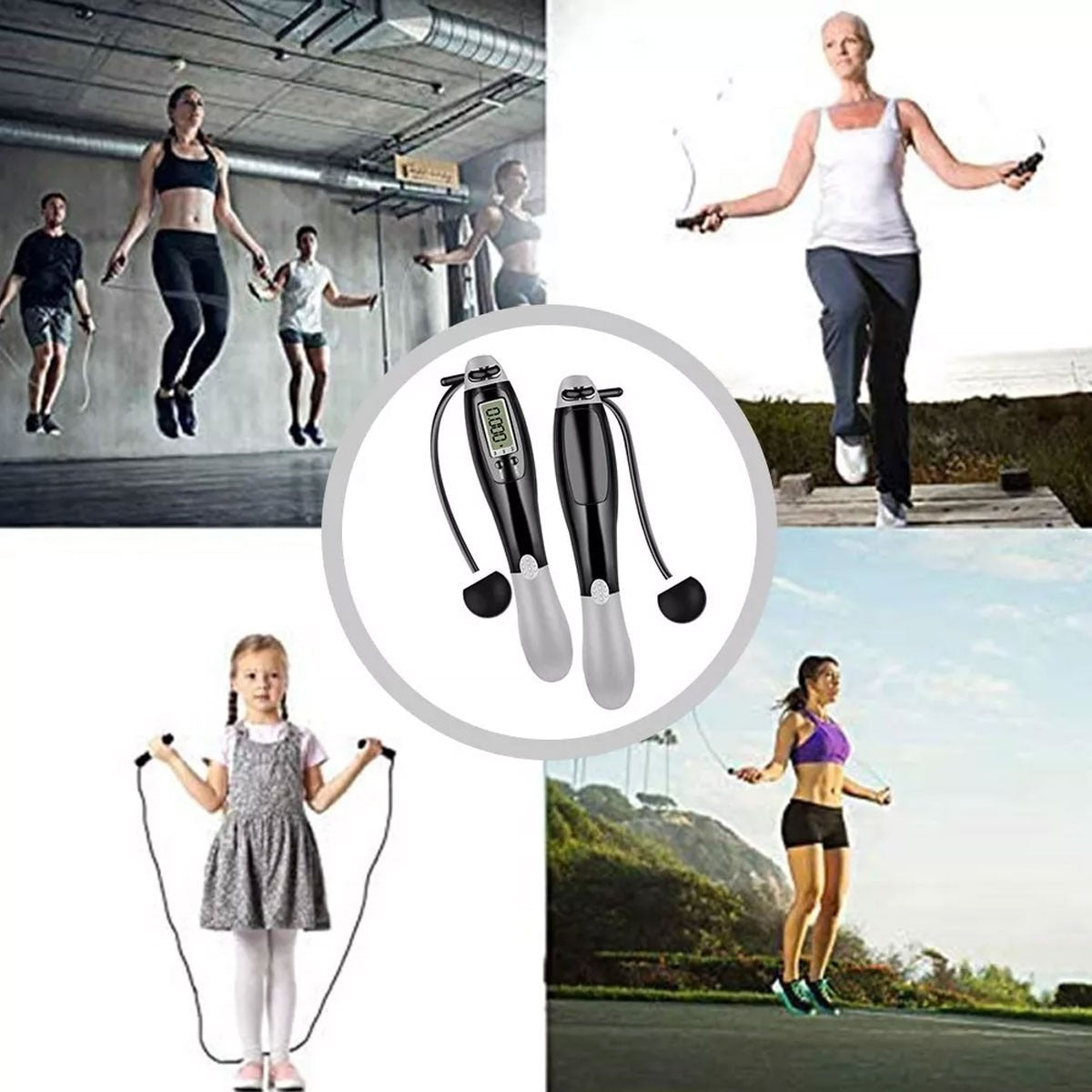 FitVora™ SmartTrack – Digital Cordless Skipping Rope