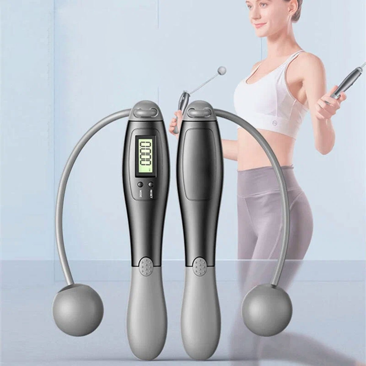 FitVora™ SmartTrack – Digital Cordless Skipping Rope