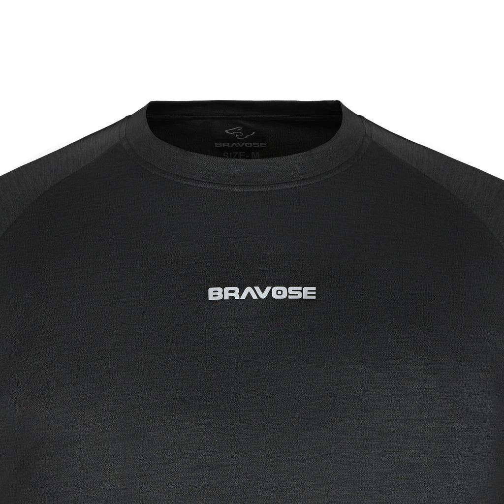FitVora™ x Bravose: BoxDry™ Performance Training T-Shirt - Black