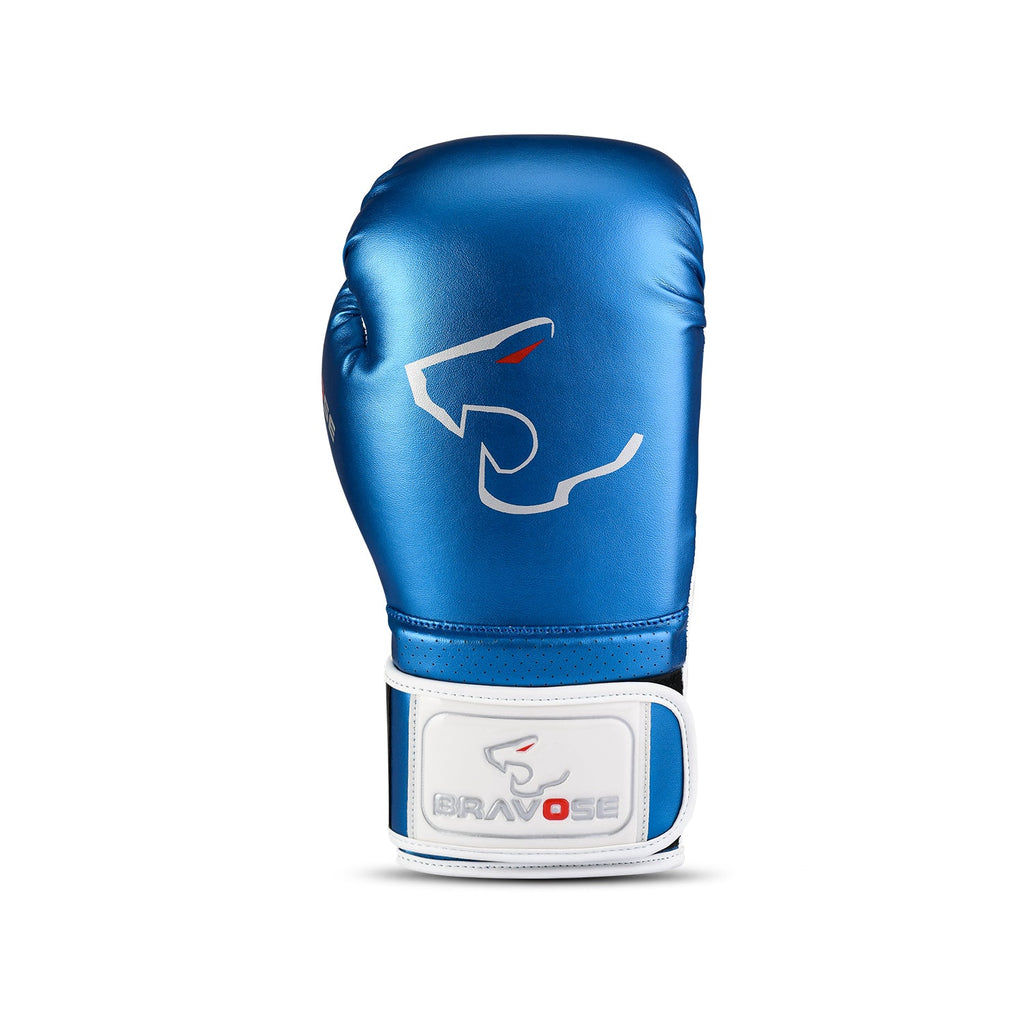 FitVora™ x Bravose: Alpha Series Boxing Gloves - Metallic Blue