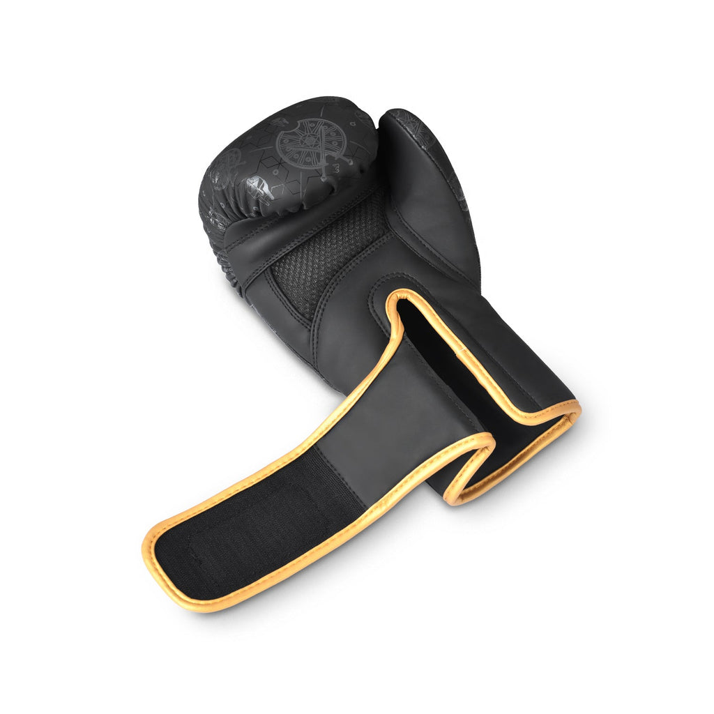 FitVora™ x Bravose: Armour 2.0 Boxing Gloves - Matte Black & Gold
