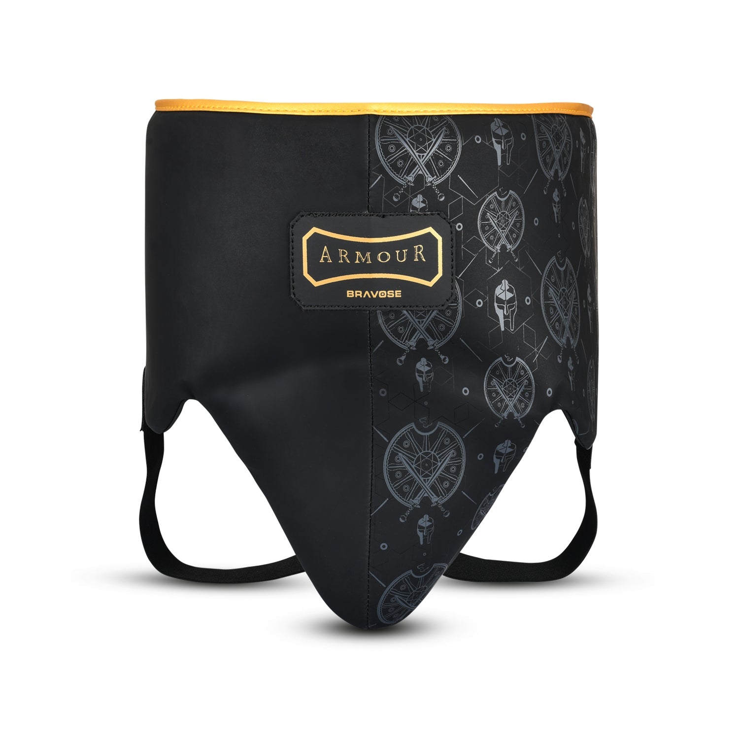 FitVora™ x Bravose: Armour 2.0 Performance Groin Guard - Black/Gold