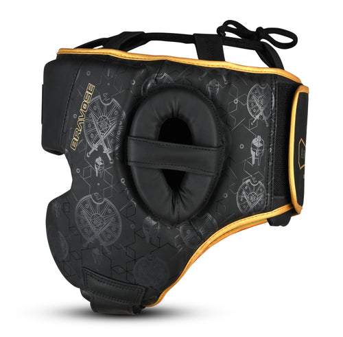 FitVora™ x Bravose: Armour 2.0 Elite Head Guard - Black/Gold