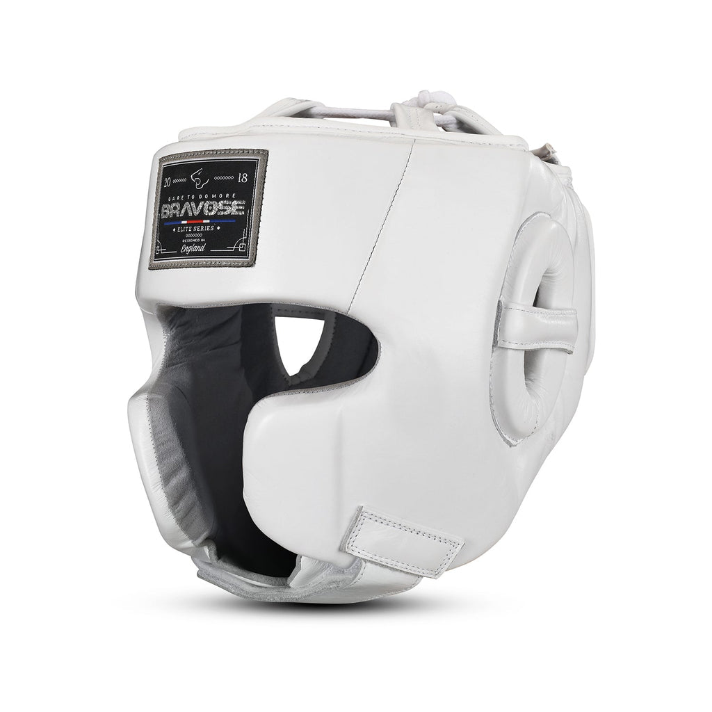 FitVora™ x Bravose: Elite Pro 2.0 Genuine Leather Head Guard