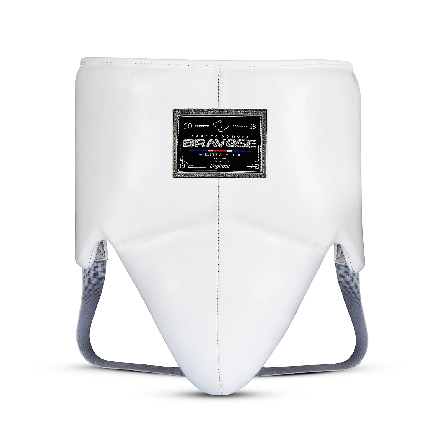 FitVora™ x Bravose: Elite Pro 2.0 Genuine Leather Groin Guard - White