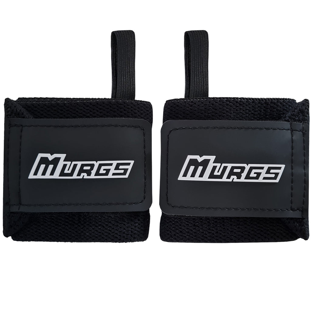 Murgs Wrist Wraps - Black (Pair) | Professional Quality