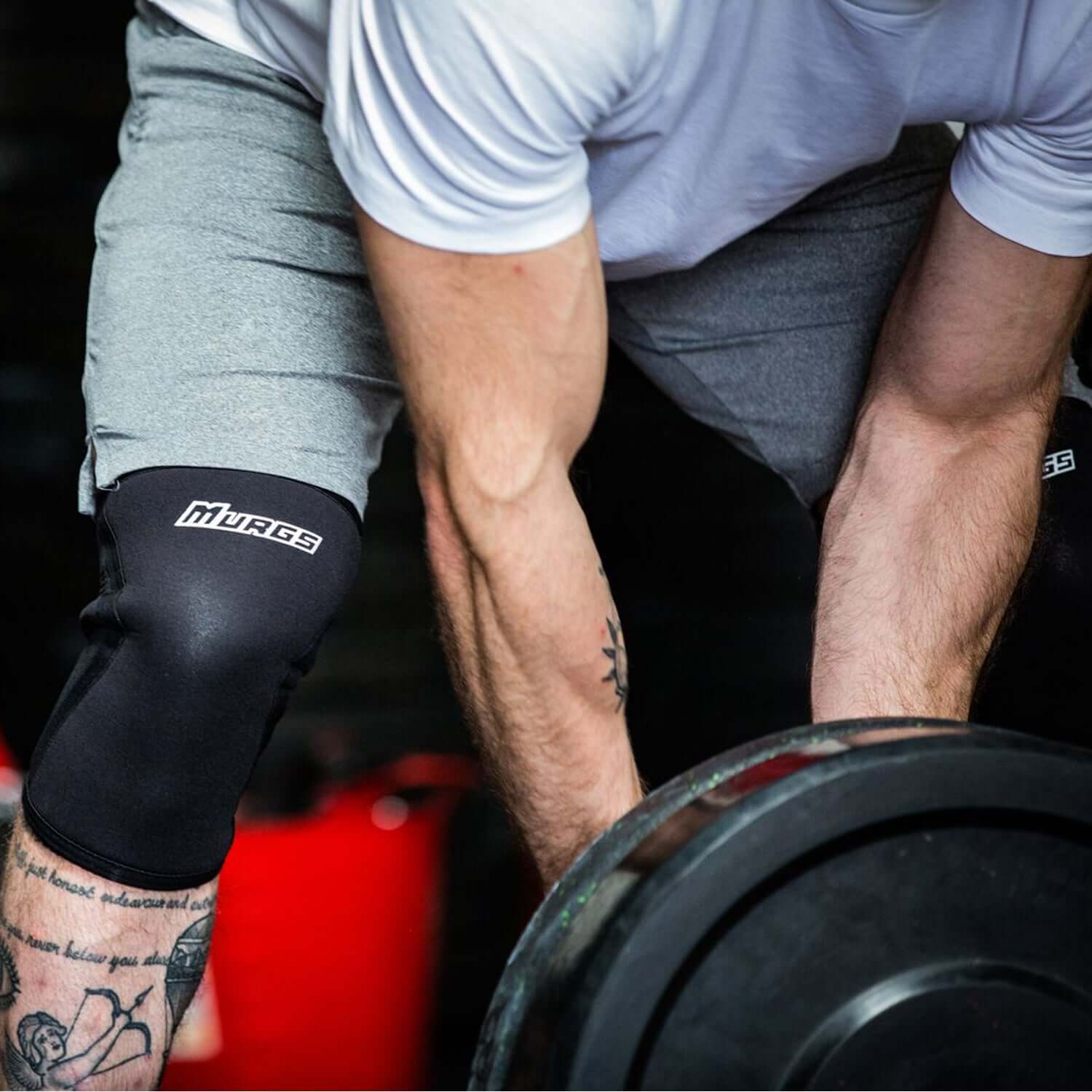 Murgs V2 7mm Knee Sleeves - Black (Pair) | Professional Quality