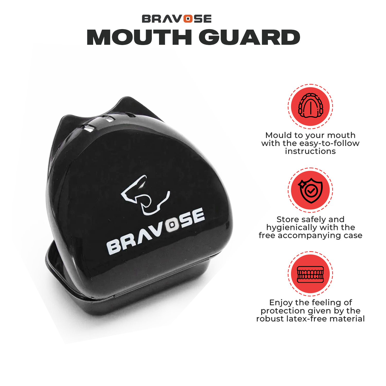 FitVora™ x Bravose: Junior Pro Gum Shield - Youth Protection