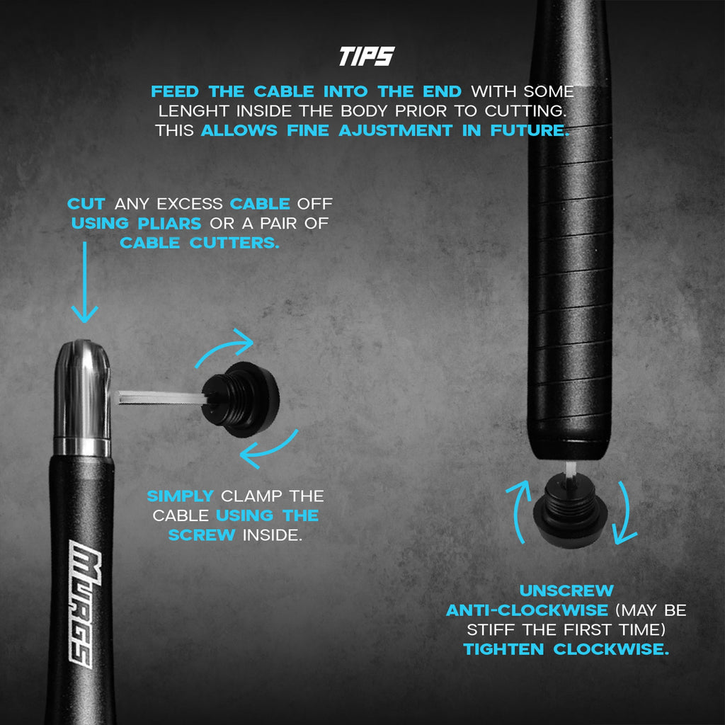 FitVora™ x Murgs®: Ultra-Speed Aluminium Jump Rope Pack - Professional Edition
