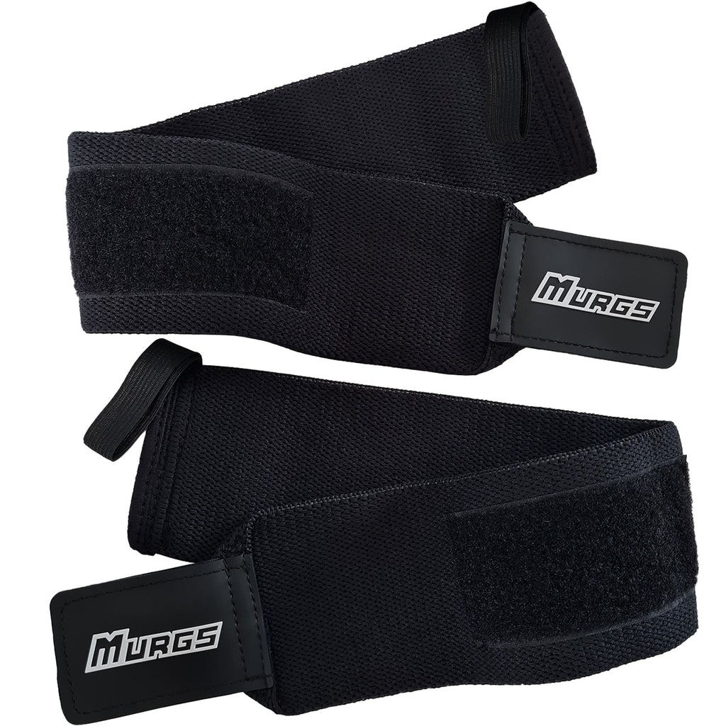 Murgs Wrist Wraps - Black (Pair) | Professional Quality