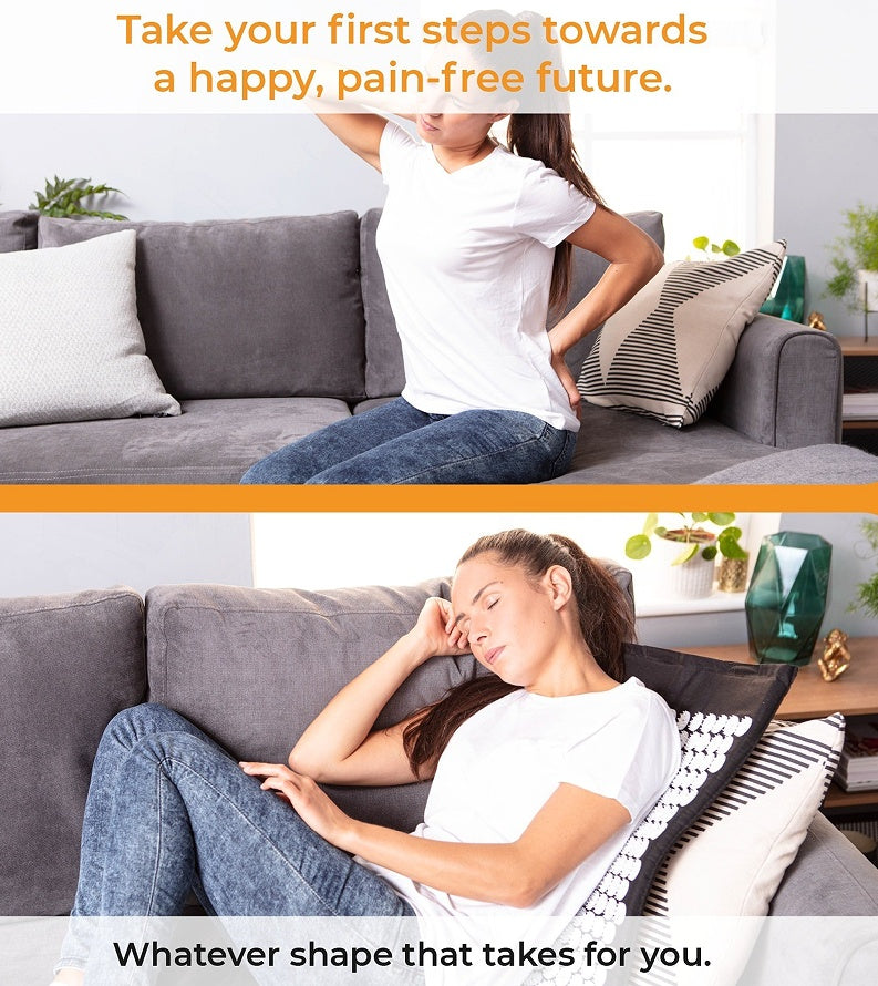 FitVora™ ZenRecover – Premium Acupressure Mat & Pillow Set