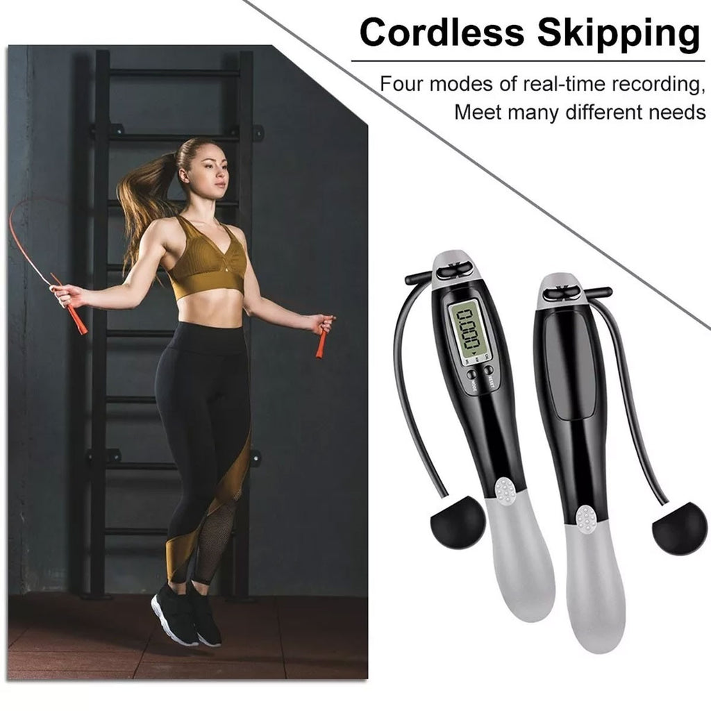 FitVora™ SmartTrack – Digital Cordless Skipping Rope