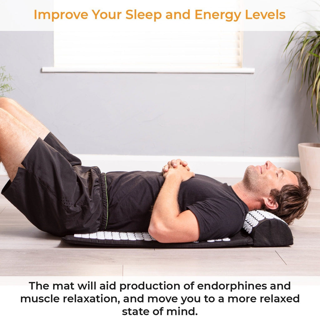 FitVora™ ZenRecover – Premium Acupressure Mat & Pillow Set
