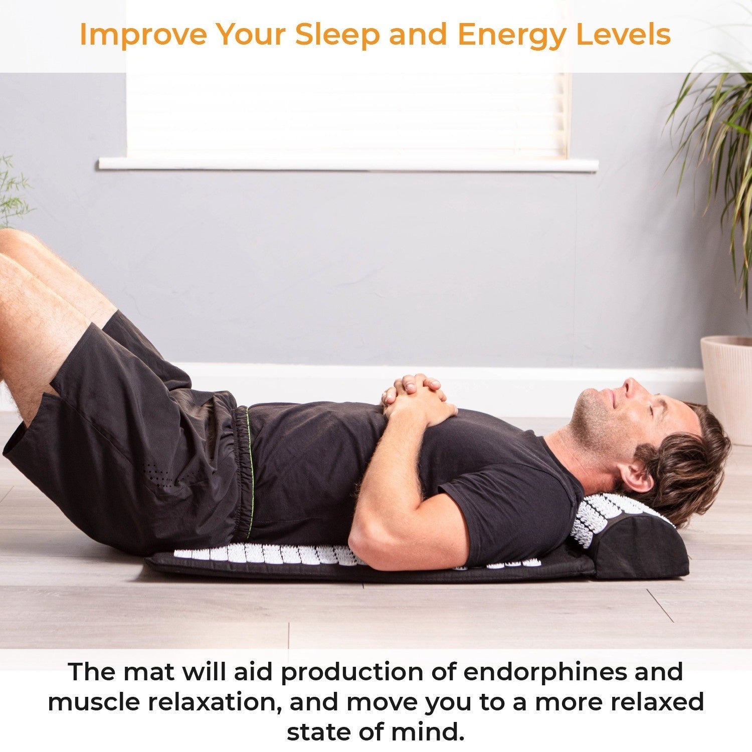 FitVora™ ZenRecover – Premium Acupressure Mat & Pillow Set