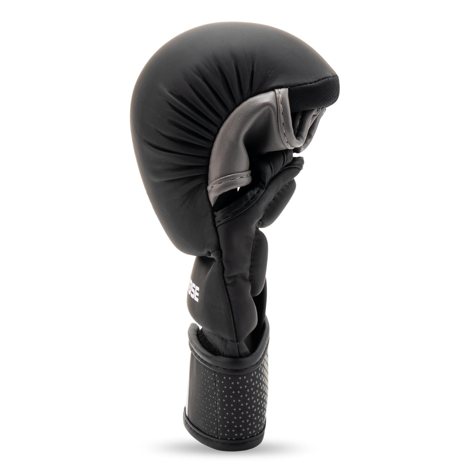 FitVora™ x Bravose: Pro-Series MMA Hybrid Sparring Gloves - Black