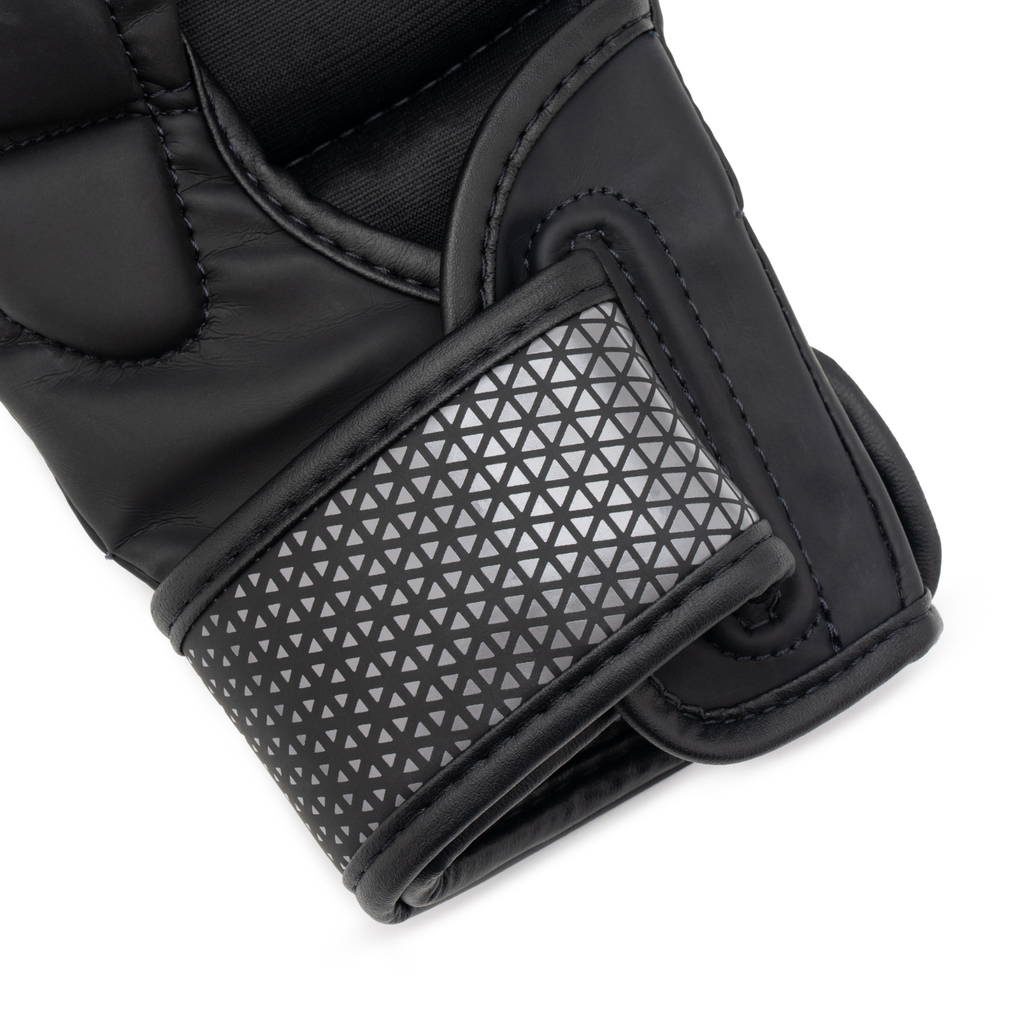 FitVora™ x Bravose: Pro-Series MMA Hybrid Sparring Gloves - Black